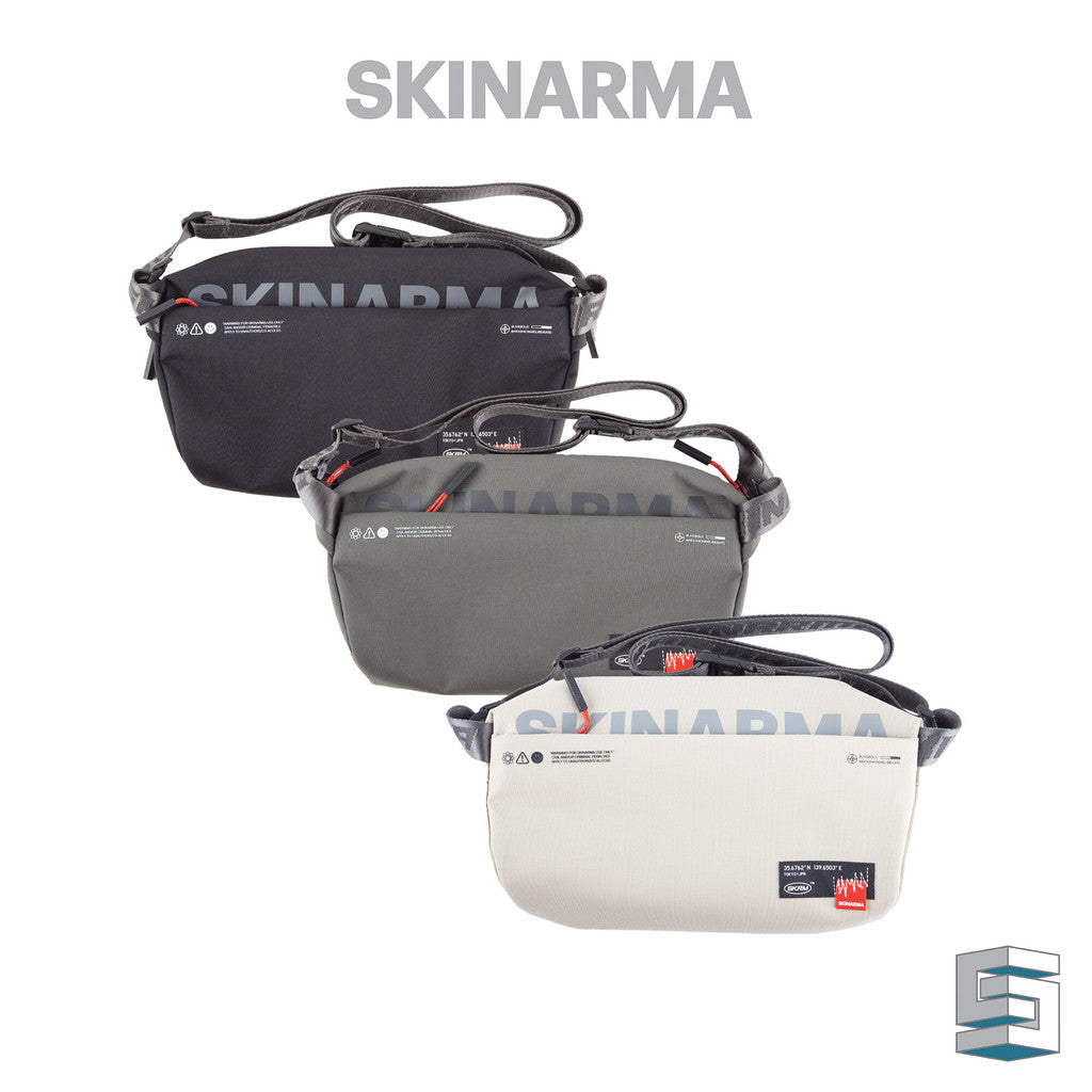 Beg Fardel Crossbody SKINARMA - Hitam/Olive/Gading