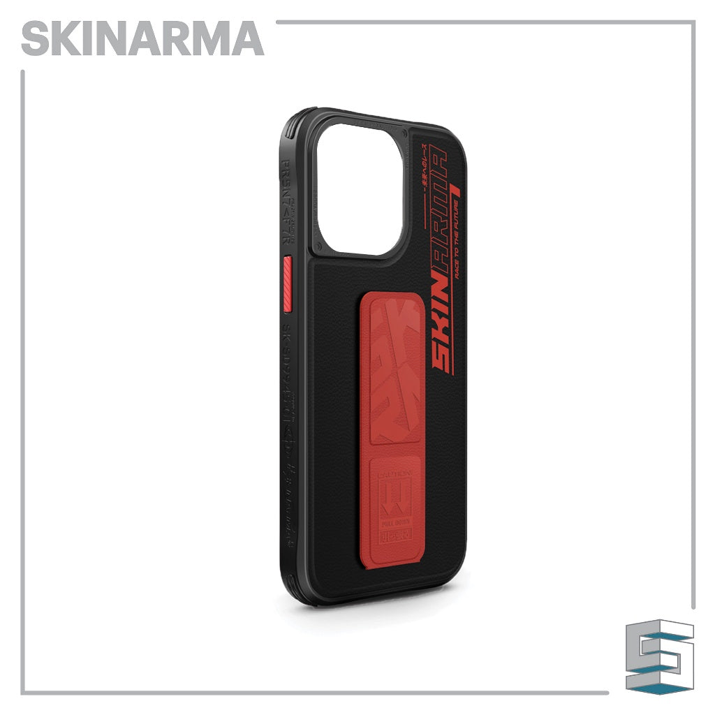 Sarung SKINARMA Slate untuk iPhone 15 / 15 Pro / 15 Pro Max Biru Kelabu Jingga