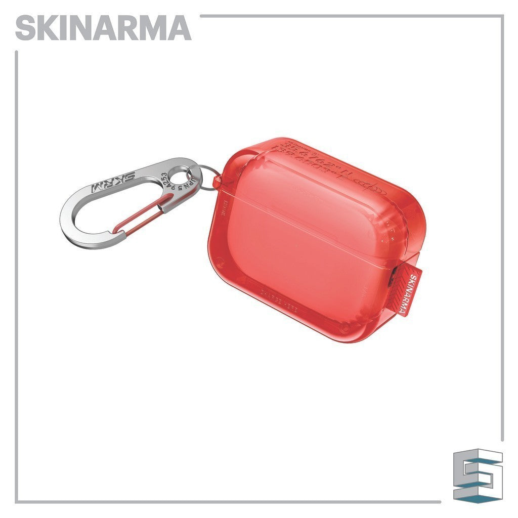 Skinarma Saido Case for Airpods Pro 2nd Gen - Clear Black Red Purple Neon Yellow Blue Dark Blue
