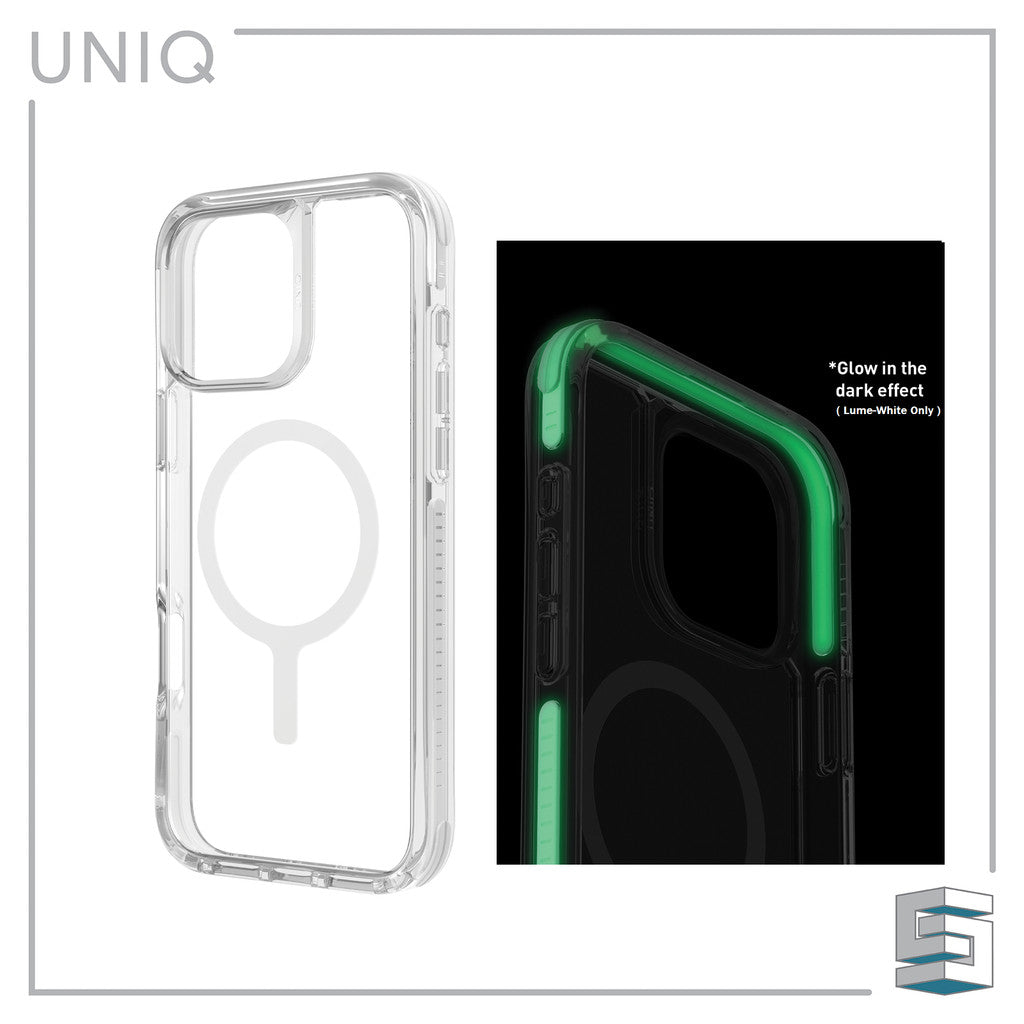 UNIQ Combat Magclick Case for iPhone 16 (6.1) /16 Plus (6.7) /16 Pro (6.3) /16 Pro Max (6.9) White Black Blue Grey Gold