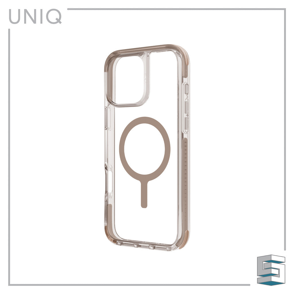 UNIQ Combat Magclick Case for iPhone 16 (6.1) /16 Plus (6.7) /16 Pro (6.3) /16 Pro Max (6.9) White Black Blue Grey Gold