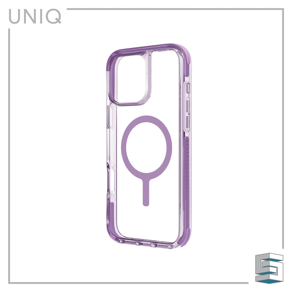 UNIQ Combat Magclick Case for iPhone 16 (6.1) /16 Plus (6.7) /16 Pro (6.3) /16 Pro Max (6.9) White Black Blue Grey Gold