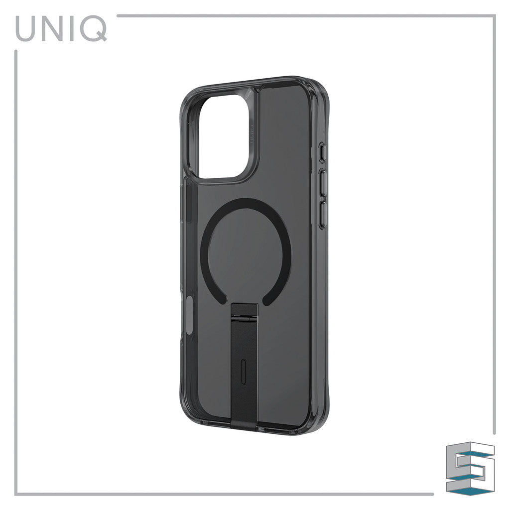UNIQ Eleva Case with Built-in Aluminum Kickstand Magclick Case for iPhone 16 Pro (6.3) /16 Pro Max (6.9)
