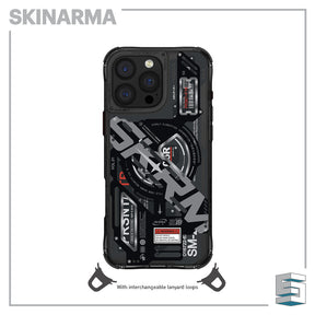 SKINARMA Ekho Magsafe Case for iPhone 16 Pro (6.3)/16 Pro Max (6.9) - Black/ Clear