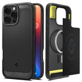 SPIGEN Rugged Armor MagFit Case for iPhone 16 Pro Max - Matte Black