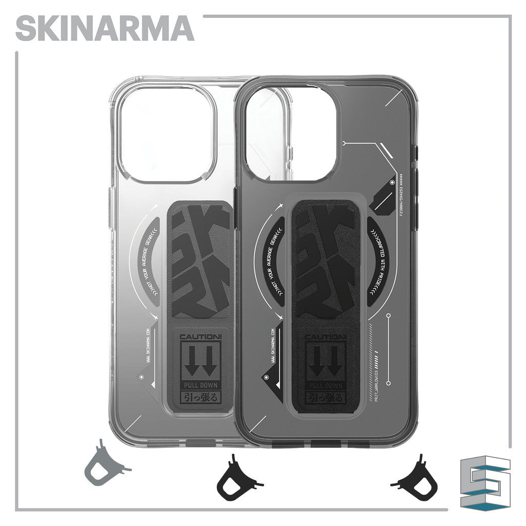 SKINARMA Helio Magcharge Case for iPhone 16 Pro (6.3)/16 Pro Max (6.9) - Black/ Titanium