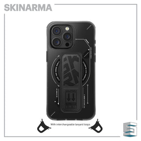 SKINARMA Helio Magcharge Case for iPhone 16 Pro (6.3)/16 Pro Max (6.9) - Black/ Titanium