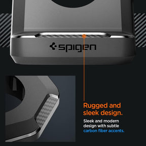 Spigen Rugged Armor Charger Stand Apple Watch Ultra 2/Ultra 49mm, Series 10 46/42mm, 9/8/7 45/41mm, SE/6/5/4 44/40mm