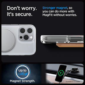 SPIGEN Ultra Hybrid S MagFit Case for iPhone 16 Series Dual Layer Case KickStand