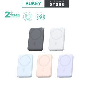 Aukey PB-MS04 10000mAh 20W Magnetic Ultra Slim Wireless Powerbank