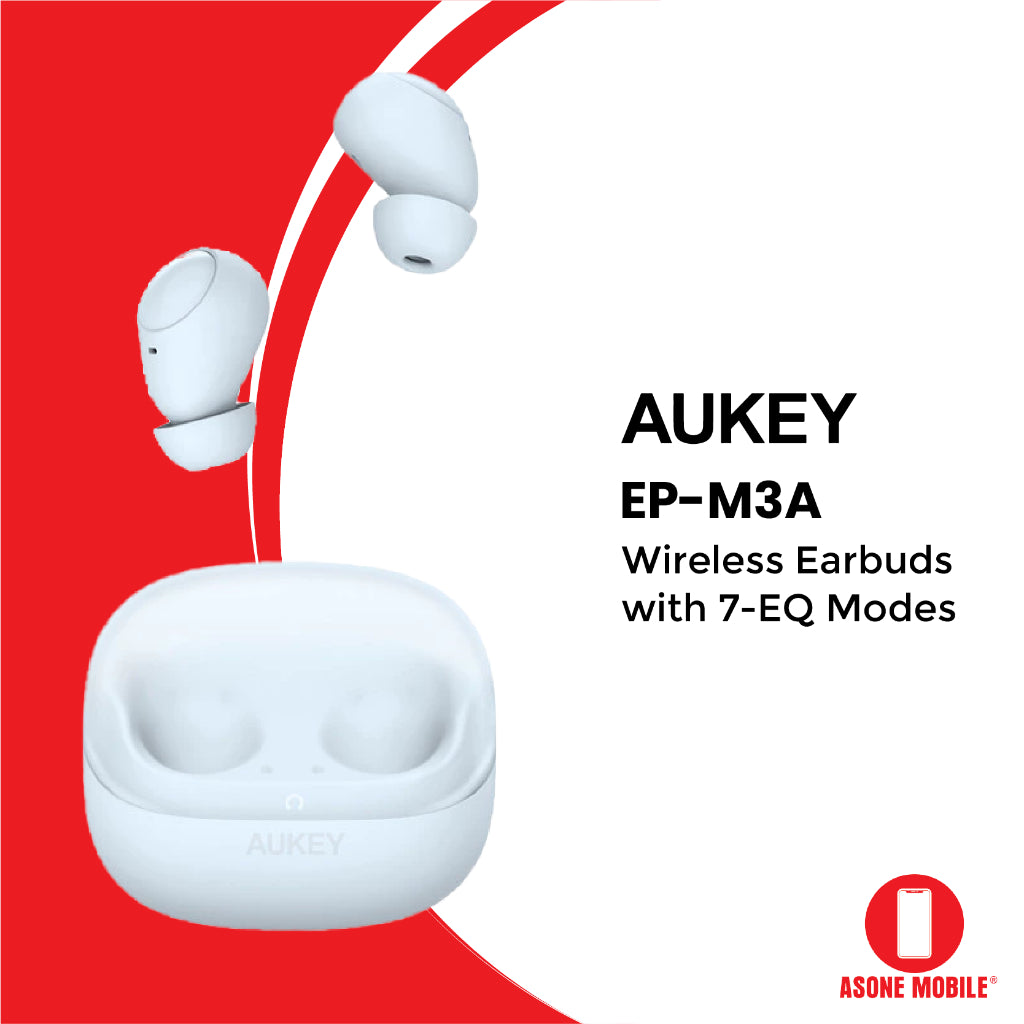 Aukey EP-M3A True Wireless Earbuds Bluetooth TWS with 7-EQ Modes