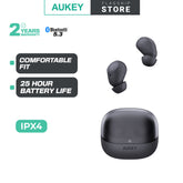 Aukey EP-M3A True Wireless Earbuds Bluetooth TWS with 7-EQ Modes