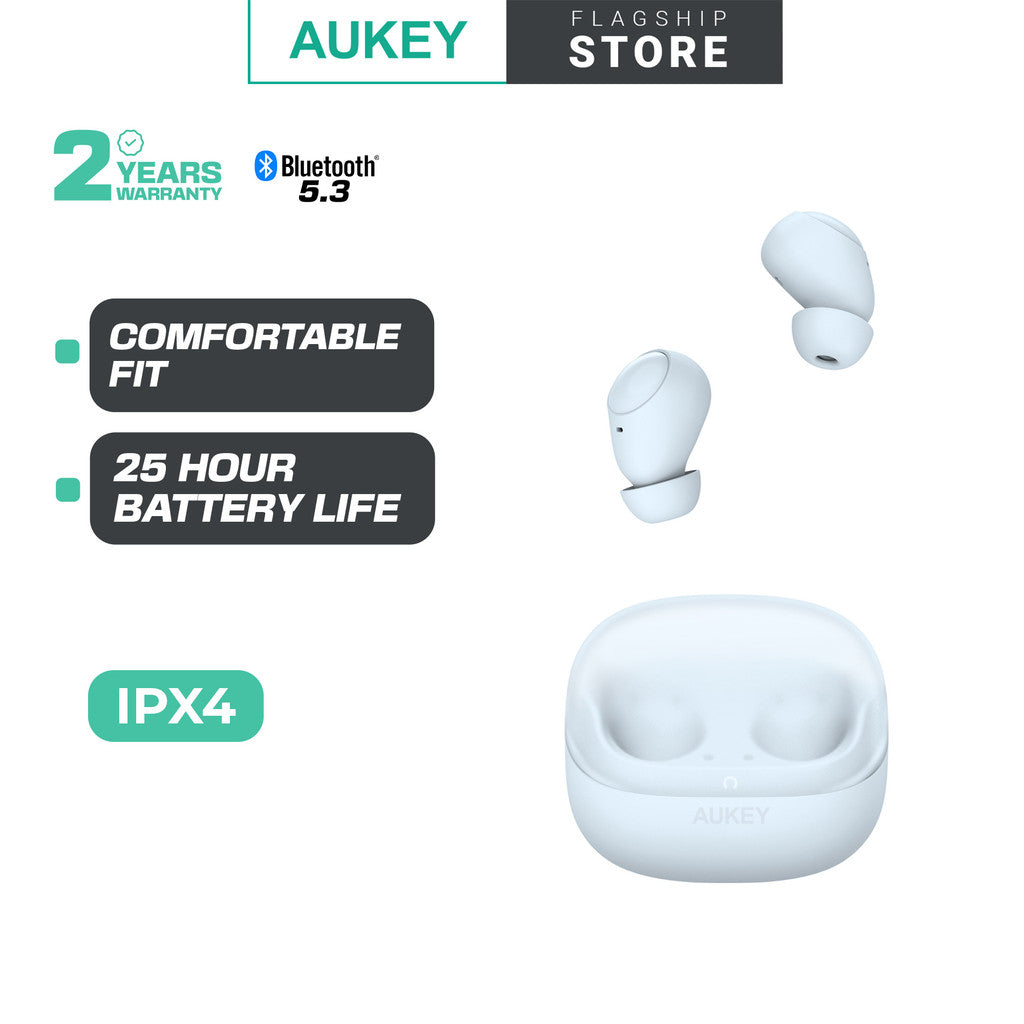 Aukey EP-M3A True Wireless Earbuds Bluetooth TWS with 7-EQ Modes