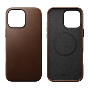 NOMAD Traditional Leather Case iPhone 16 Pro / Pro Max (Premium) Nomad Leather