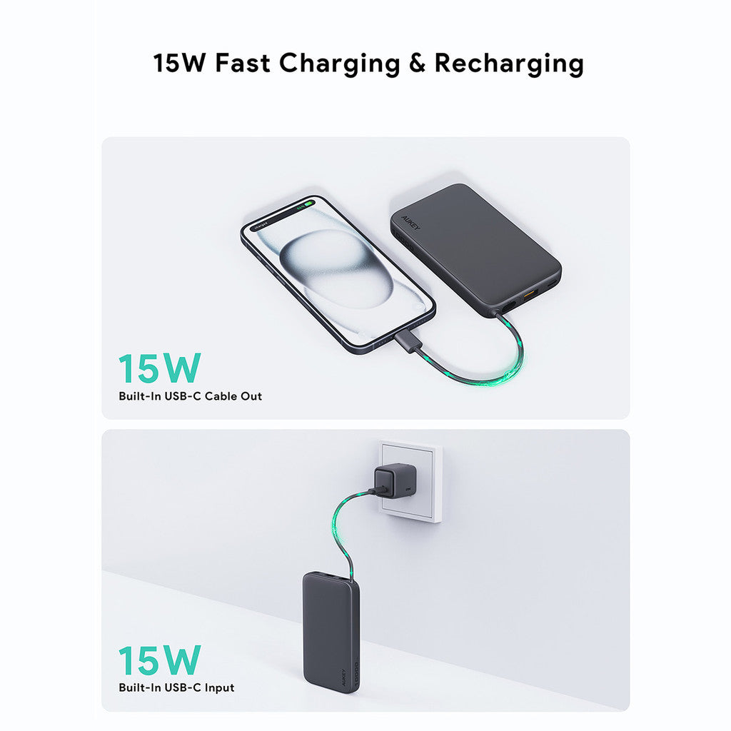 Aukey PB-Y53 15W 10000mAh Power Bank