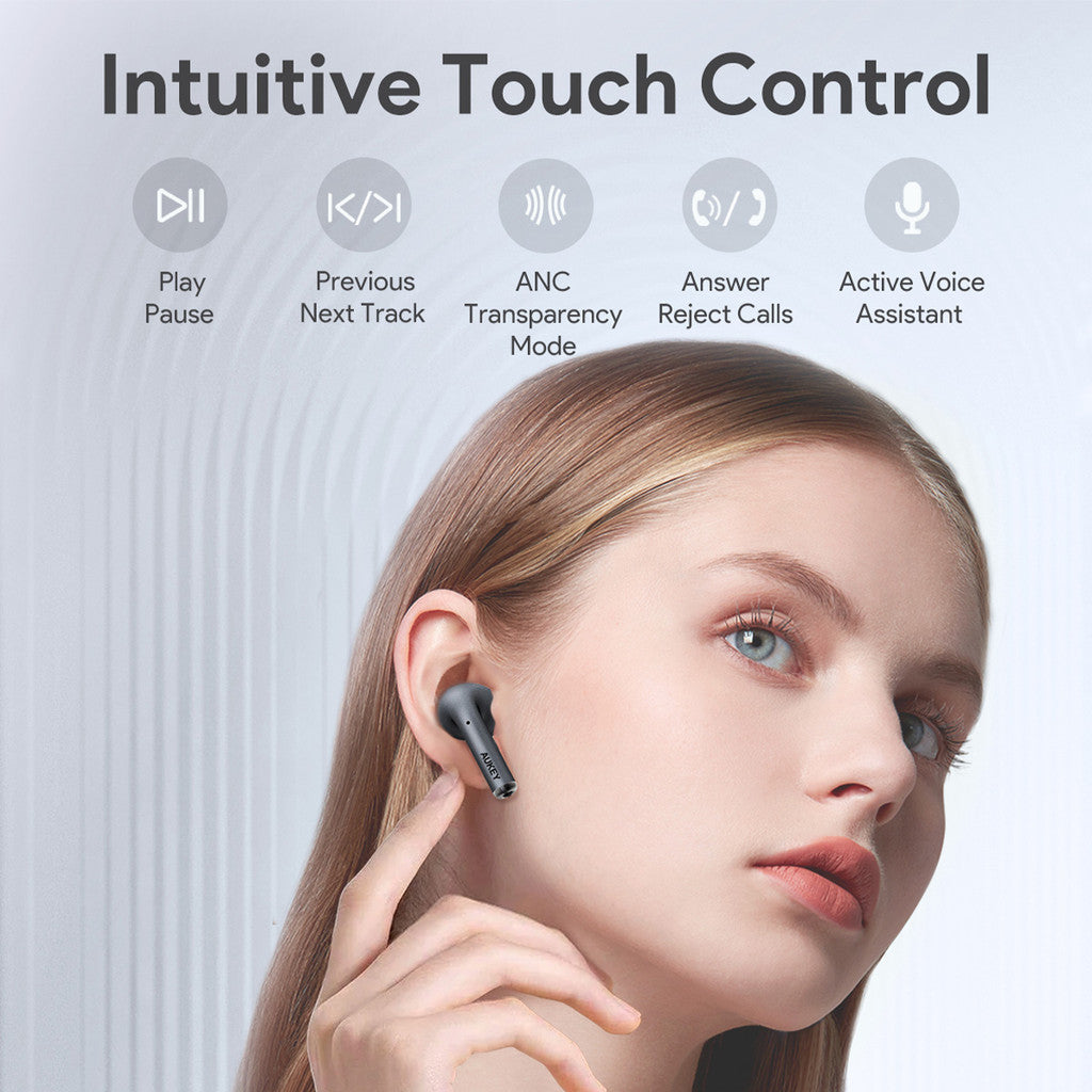 Aukey EP-B1 Bluetooth True Wireless Earbuds with Adaptive Hybrid ANC