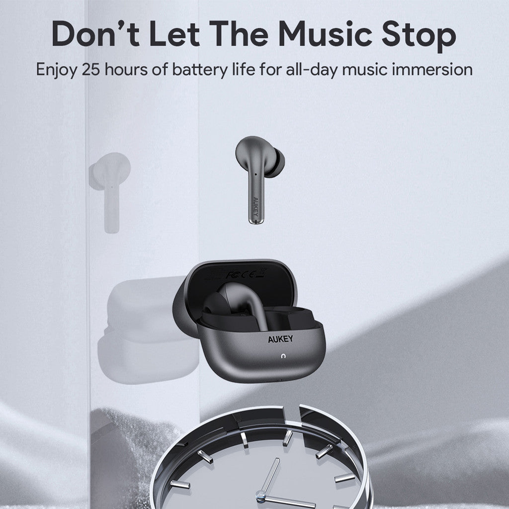 Aukey EP-B1 Bluetooth True Wireless Earbuds with Adaptive Hybrid ANC