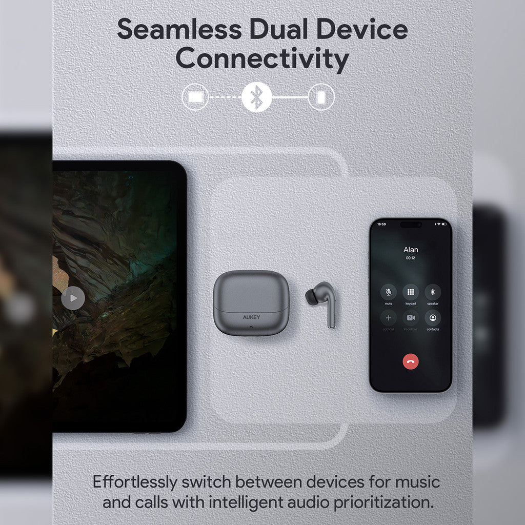 Aukey EP-B1 Bluetooth True Wireless Earbuds with Adaptive Hybrid ANC