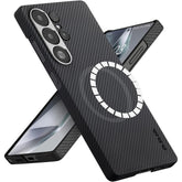 PITAKA Ultra-Slim Samsung Galaxy S25 / Plus / Ultra Case 600D Aramid Fiber Made [Black/Gray]