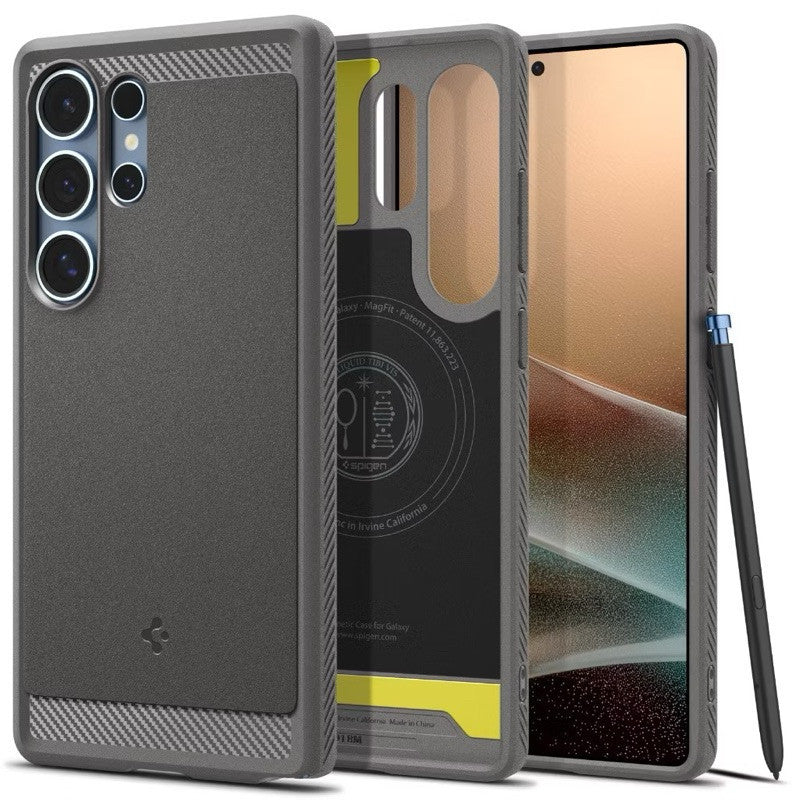 Spigen Samsung S25 Ultra / S25 Plus / S25 Kes Magnetik Perisai Lasak MagFit