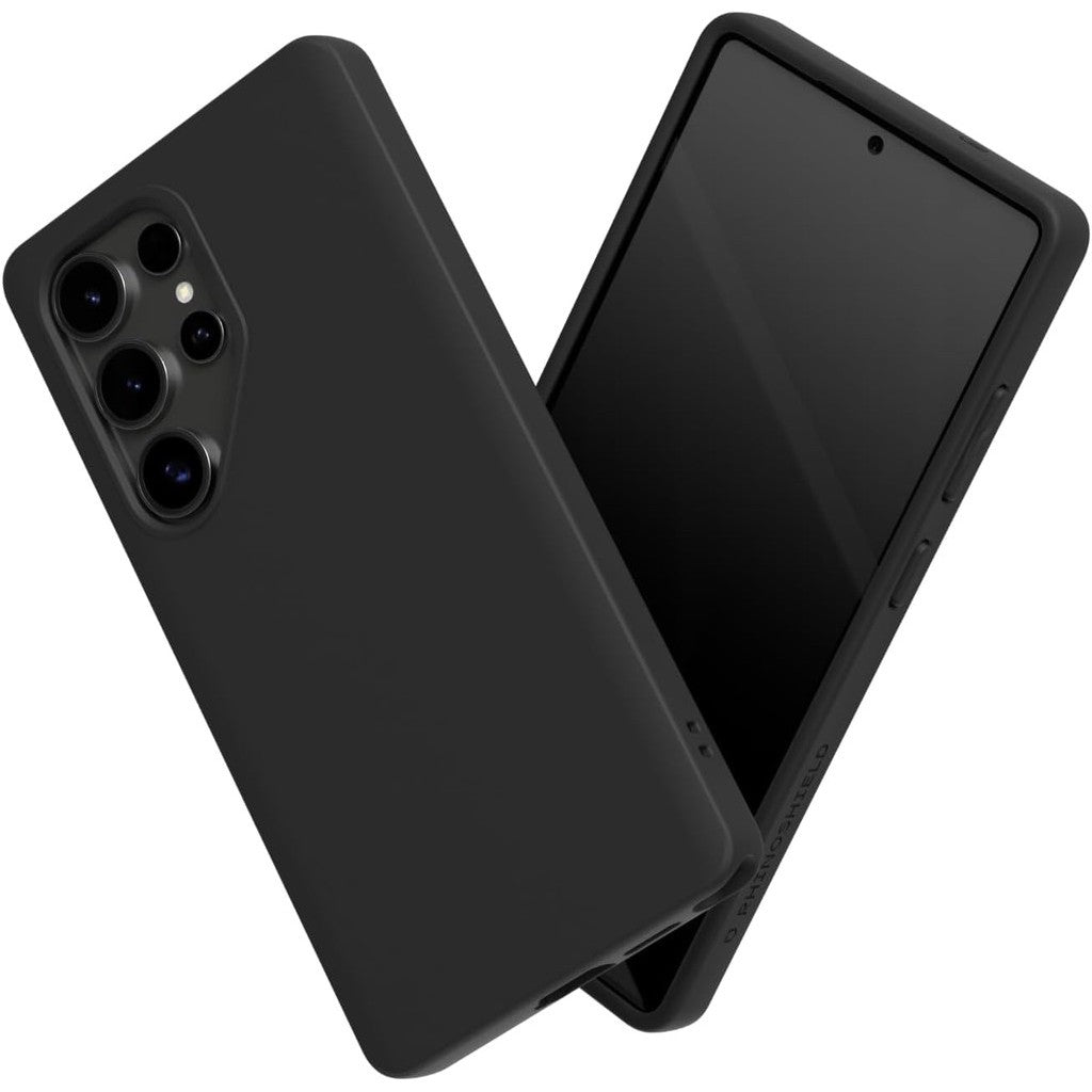 RhinoShield Case Compatible Galaxy S25 / Plus / Ultra | SolidSuit 3.5M / 11ft Drop Protection - Classic Black