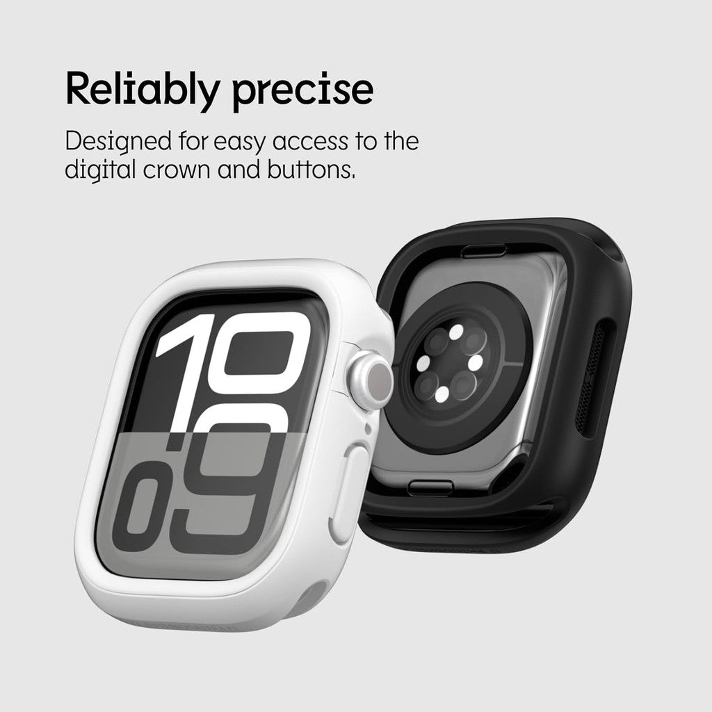 RHINOSHIELD CrashGuard Bumper Case Compatible with Apple Watch Series 10 46mm / 42mm Slim Protective Cover