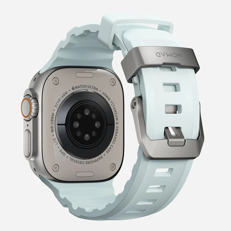 Nomad Rocky Point Band Apple Watch 49/46/45/44mm Icy Blue Glow