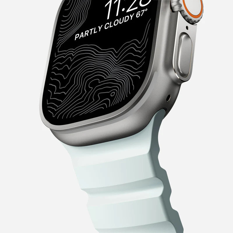 Nomad Rocky Point Band Apple Watch 49/46/45/44mm Icy Blue Glow