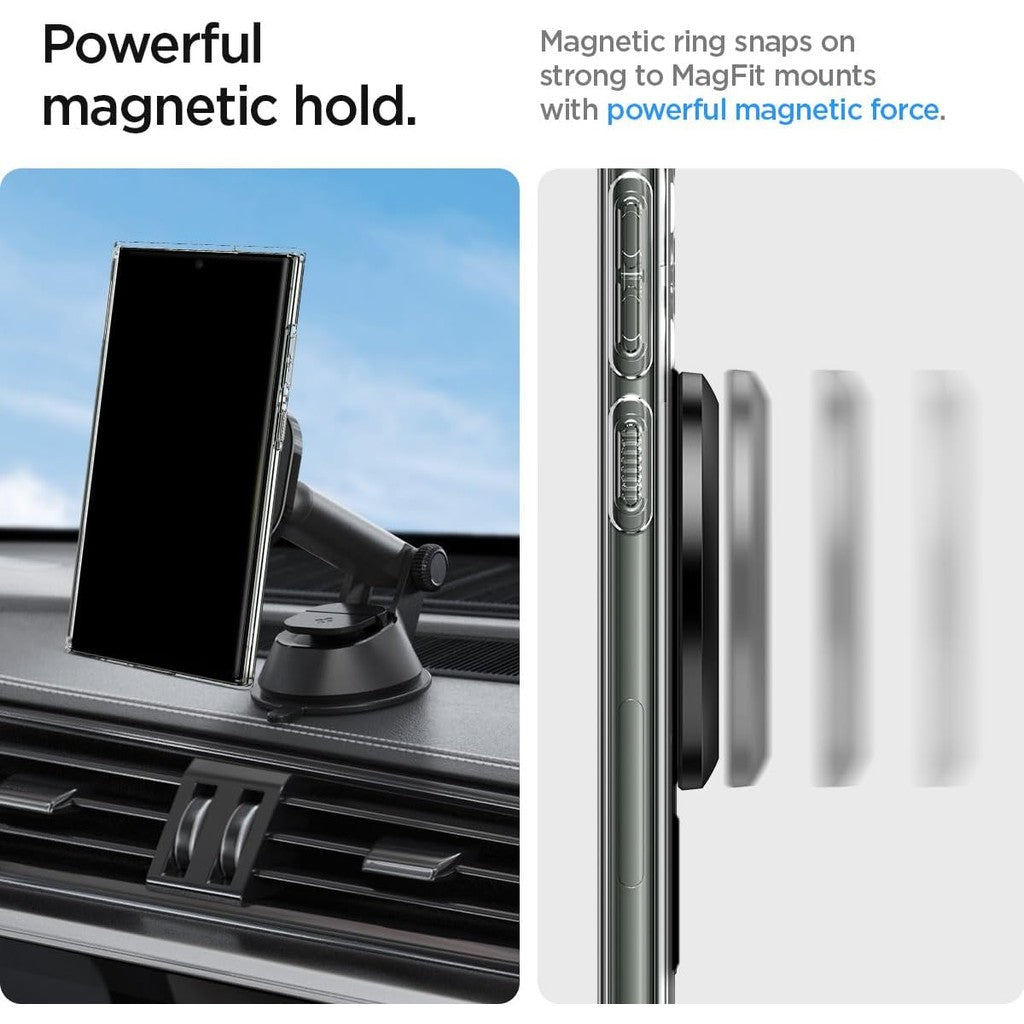 Spigen Magnetic Ring Plate (MagFit) Compatible for iPhone 16/15/14/13/12/11, Pixel 9, Samsung Galaxy Z Fold/Z Flip/S