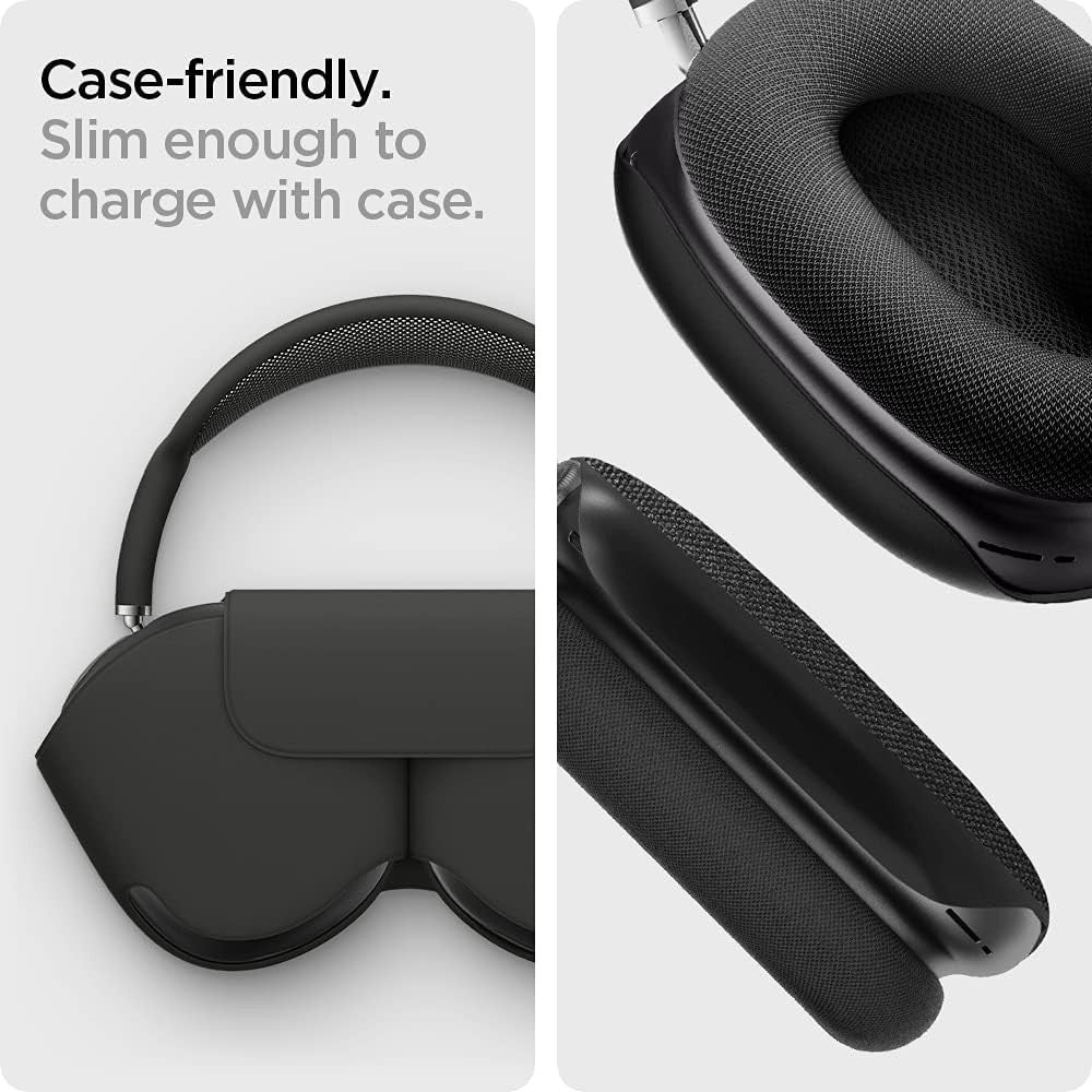 Spigen for AirPods Max Case, Urban Fit Designed for AirPods Max Accessories, Premium Nylon Fabric Ear Cup Covers - Black