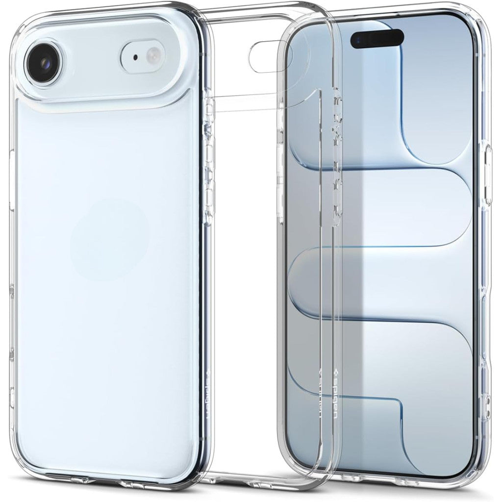 Spigen Ultra Hybrid Crystal Clear Case for iPhone Air [TPU Covered Camera Control] [Anti-Yellowing] [No Magnet Ring]