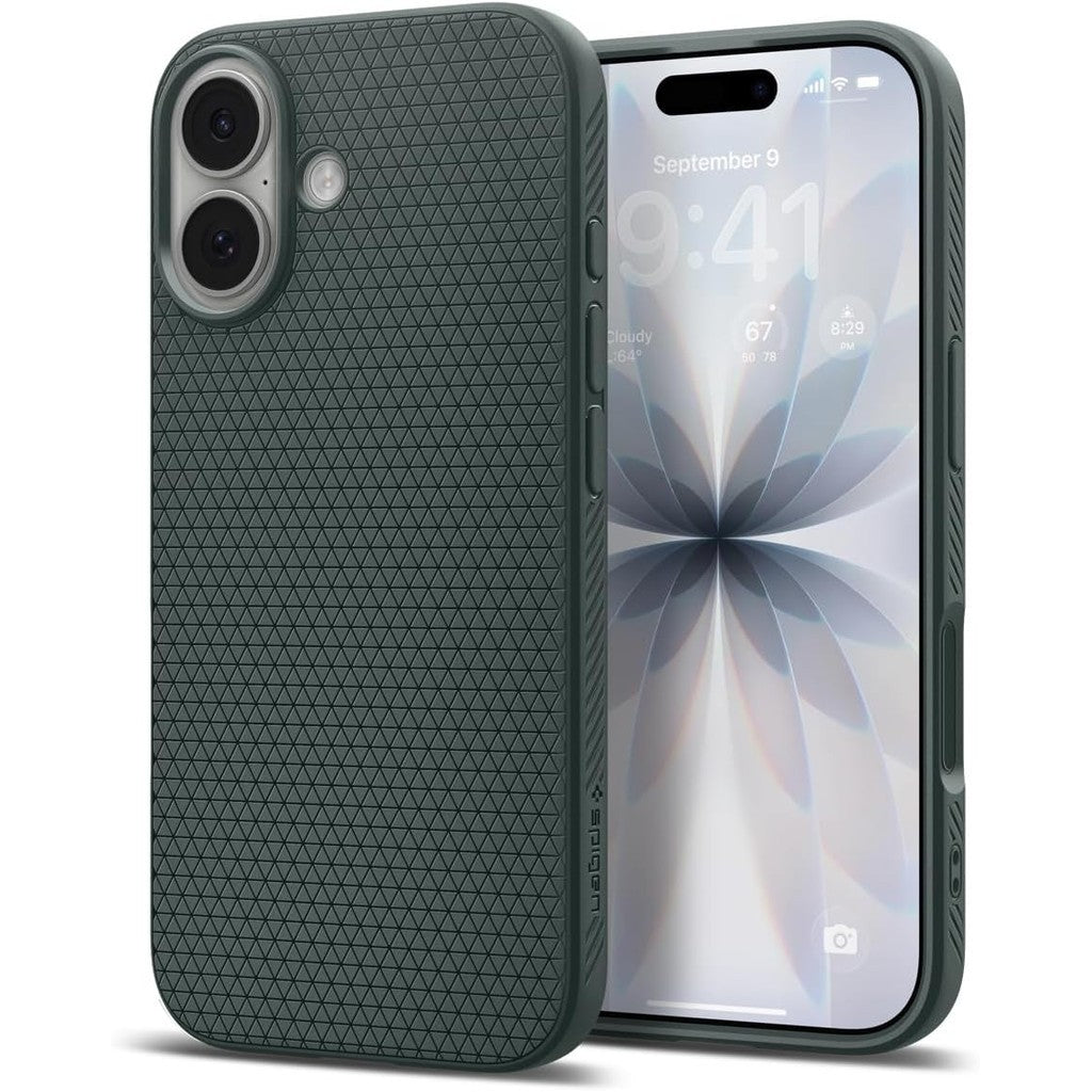 Spigen Liquid Air Abyss Green Case Compatible for iPhone 17