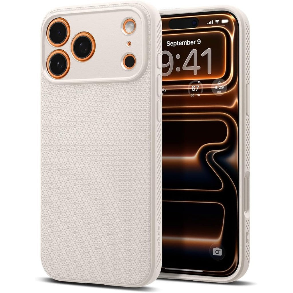 Spigen Liquid Air Case for iPhone 17 Pro Case [TPU Covered Camera Control] [No Magnet Ring] [Military-Grade Protection]