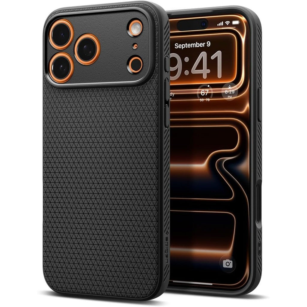 Spigen Liquid Air Case for iPhone 17 Pro Case [TPU Covered Camera Control] [No Magnet Ring] [Military-Grade Protection]