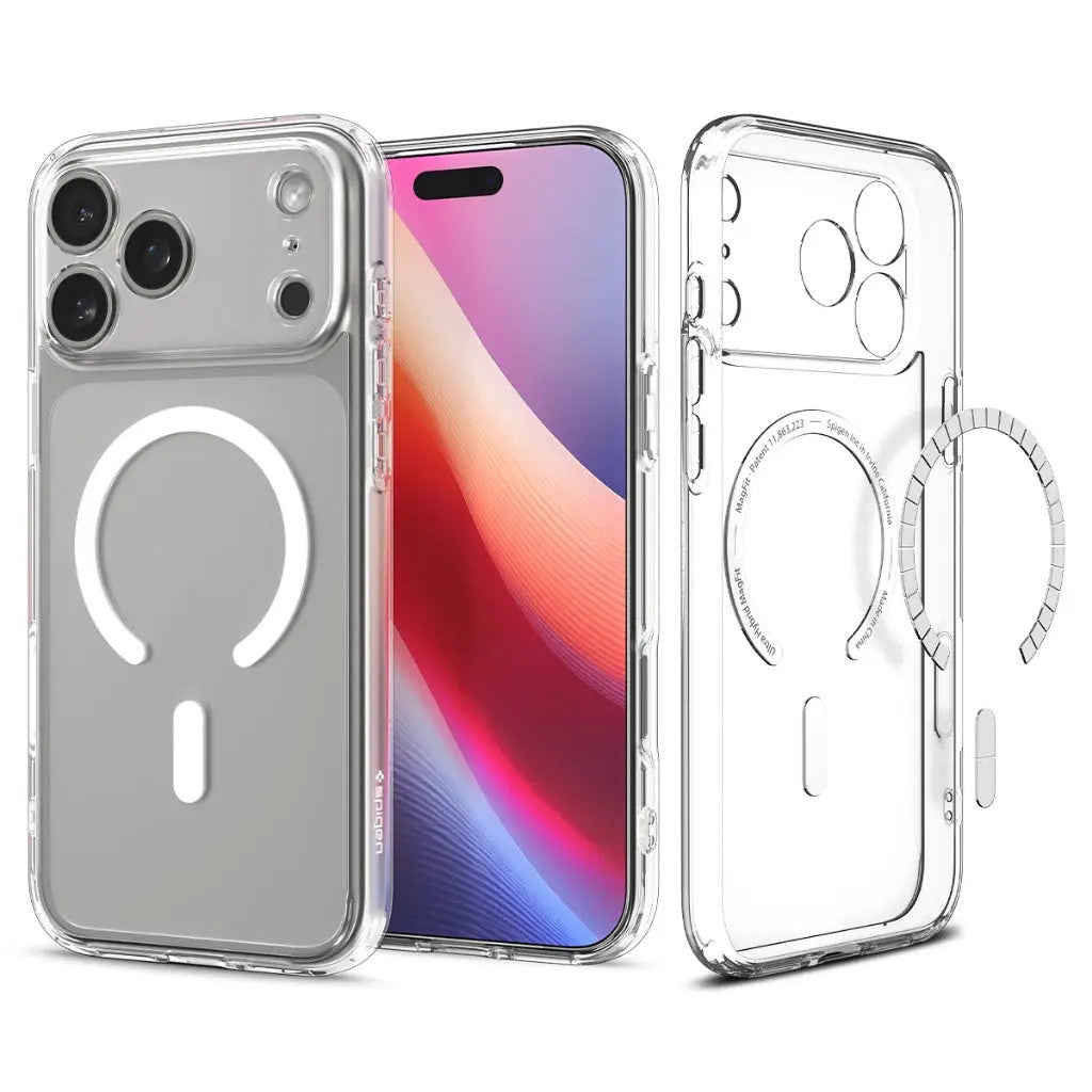 Spigen Ultra Hybrid MagFit for iPhone 17 Pro Max Case - Crystal Clear