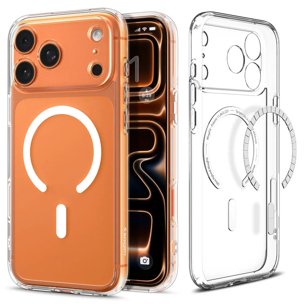 Spigen Ultra Hybrid MagFit for iPhone 17 Pro Max Case - Crystal Clear