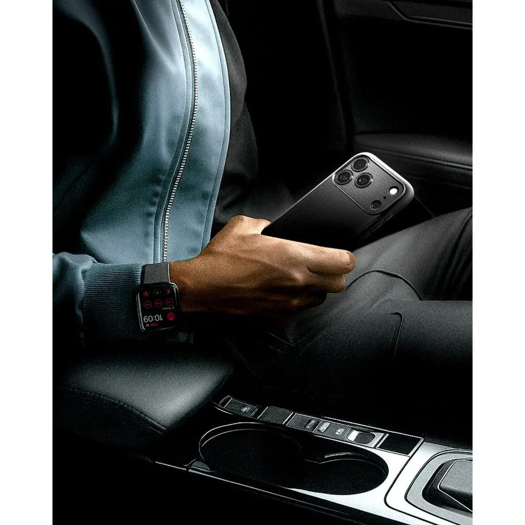 Spigen Rugged Armor MagFit for iPhone 17 Pro Max Case - Matte Black