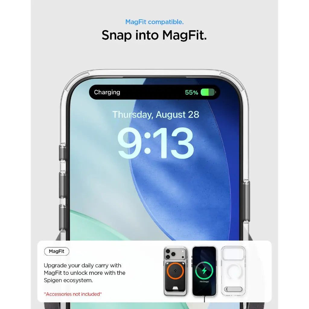 Spigen Ultra Hybrid S MagFit Kickstand for iPhone 17 Pro Max Case