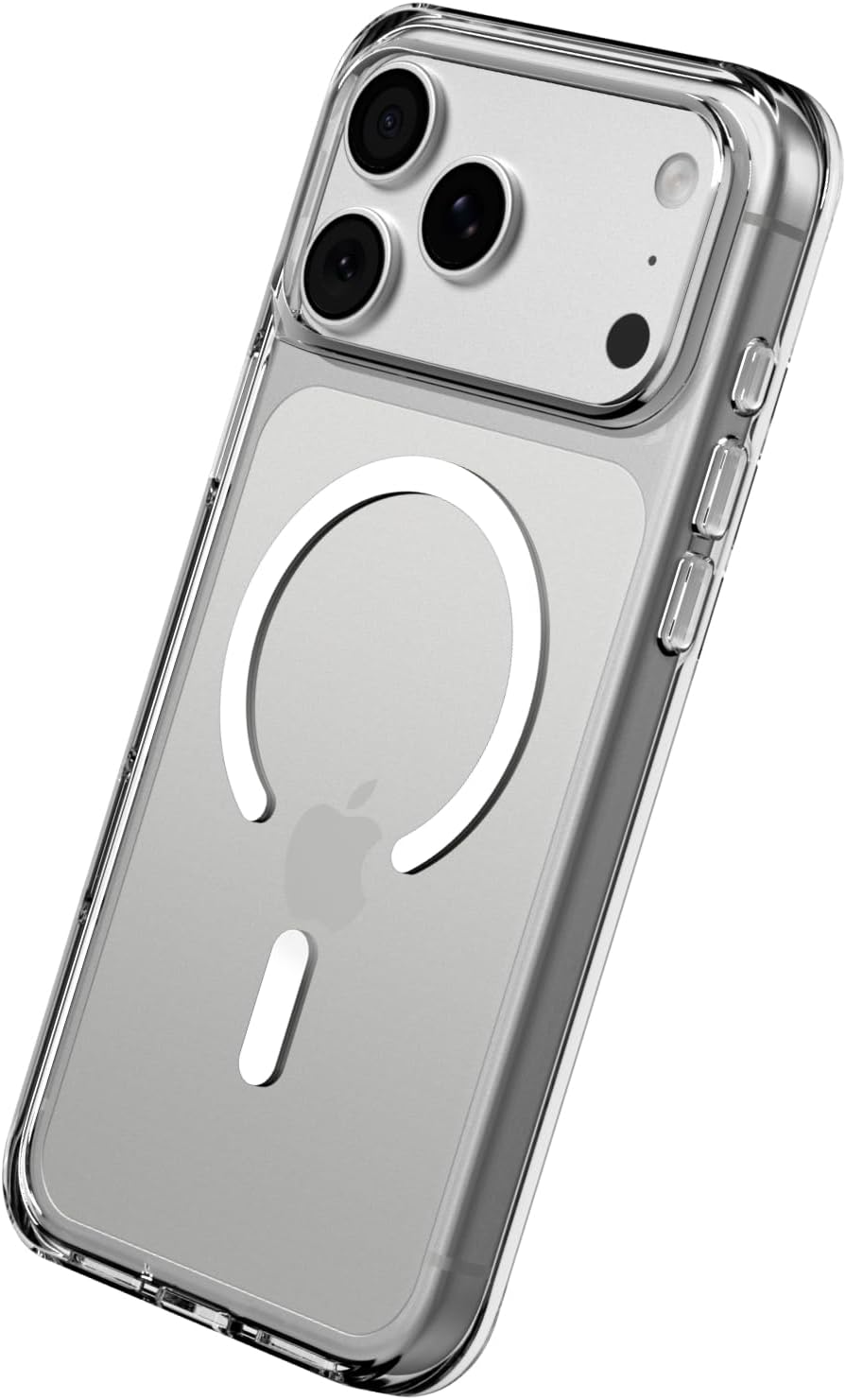 RhinoShield Clear Case Magnetic for iPhone 17 / Pro / Pro Max / Air - Anti-Yellowing, Shockproof Drop Protection