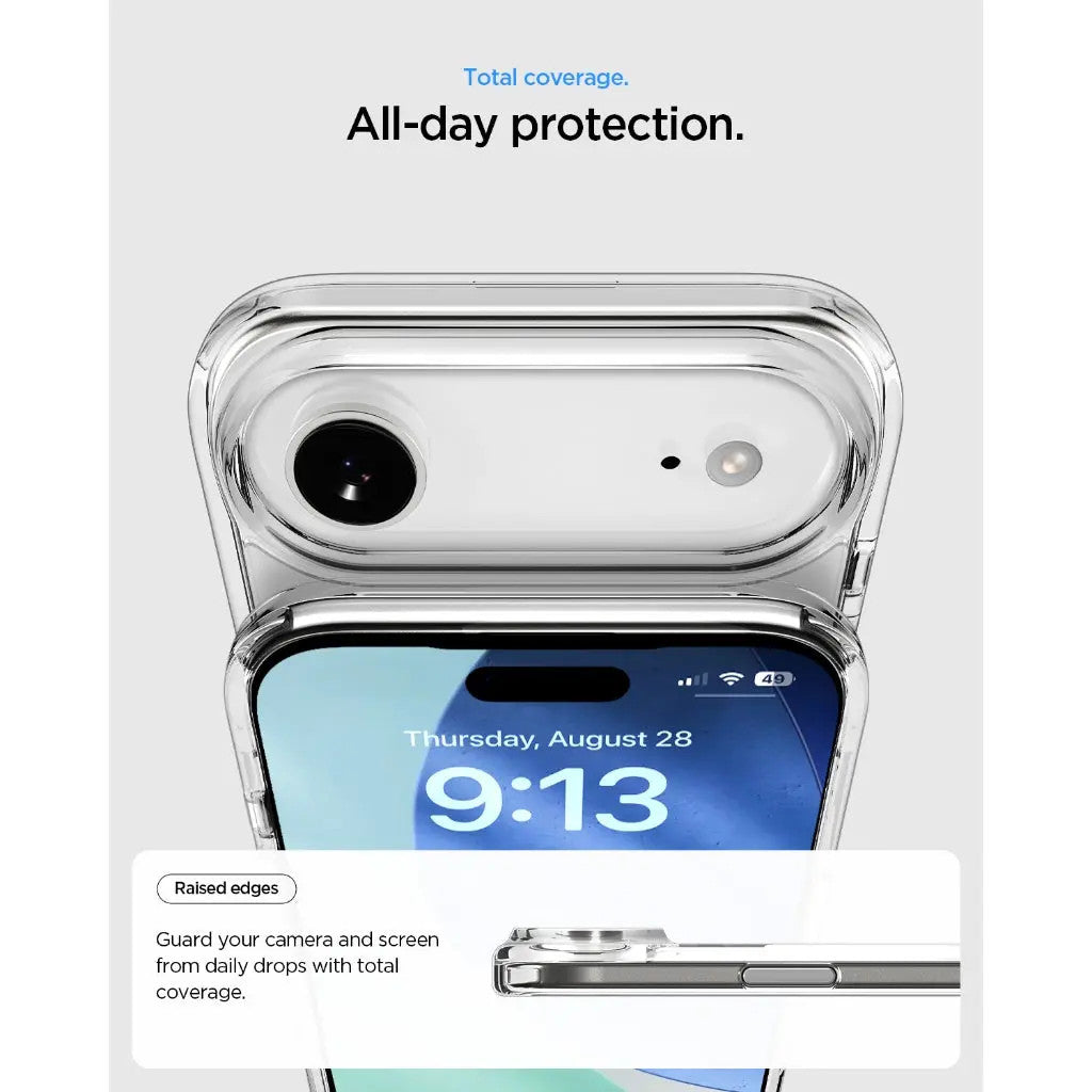 Spigen Ultra Hybrid S MagFit iPhone Air Case - Crystal White