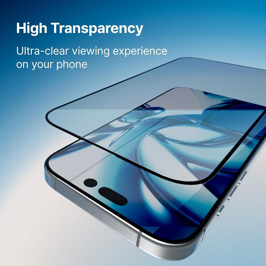 Rhinoshield 3D Impact Screen Protector PRO - iPhone 17 Pro / Pro Max & 16  Pro /Pro Max - Transparent & Anti Blue Light