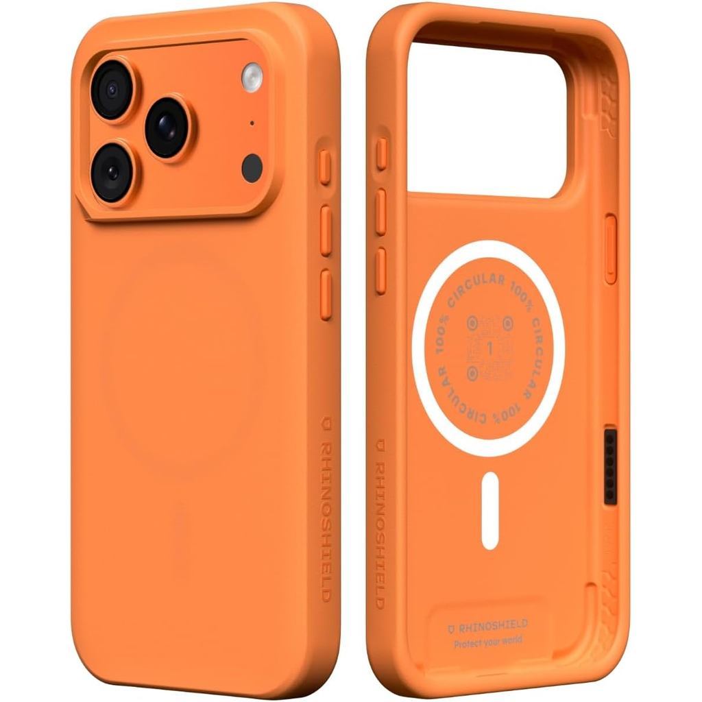 RhinoShield SolidX Magnetic Case for iPhone 17 Pro / Pro Max - Neon Orange
