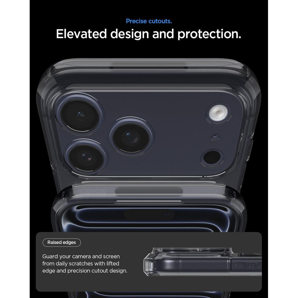 Spigen Ultra Hybrid T MagFit for iPhone 17 Pro Case [Camera Control Button] - Matte Black