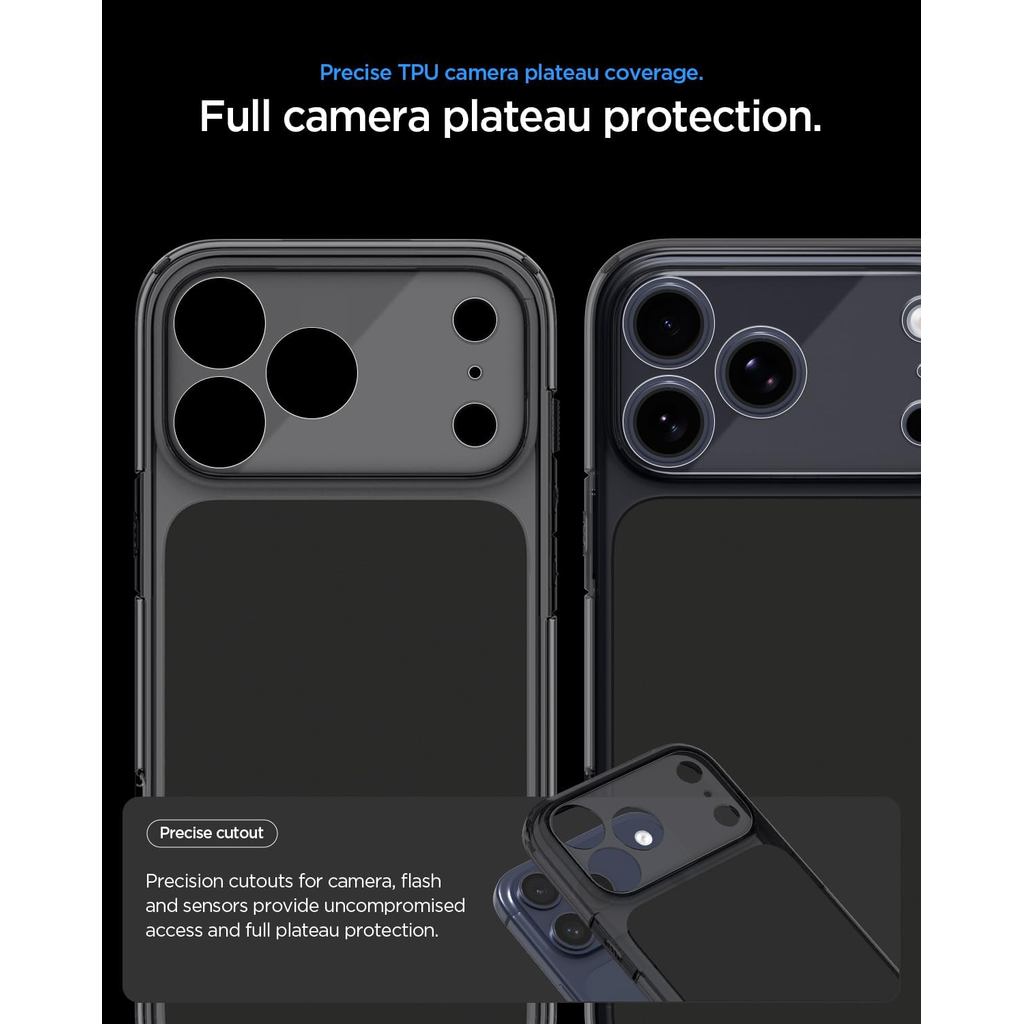 Spigen Ultra Hybrid T MagFit for iPhone 17 Pro Case [Camera Control Button] - Matte Black