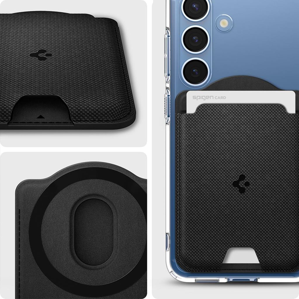 Spigen Urban Fit Wallet 3 Cards (Mag Fit) Galaxy S25/Ultra/ Z Fold 7 Pixel 10 Pro/Pro XL/Fold iPhone 17/16/15/14/13/12