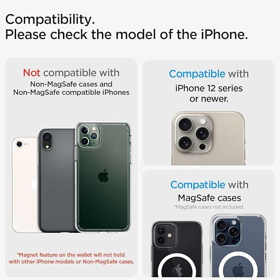 Spigen Smart Fold (Mag Fit) Wallet Stand 2 Card Holder Compatible with iPhone 17/16/15/14/13/12 Pixel 10 Pro/Pro XL/Fold