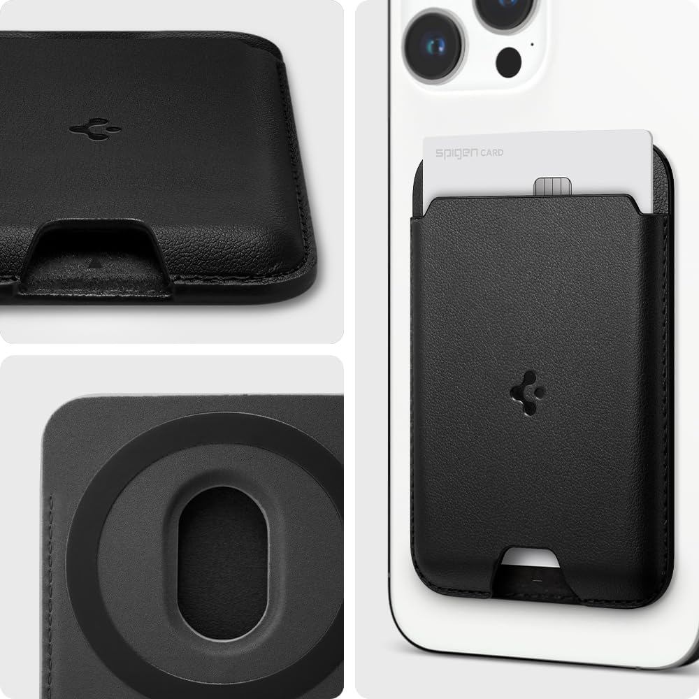 Spigen Valentinus (Mag Fit) Wallet 2 Card Holder Compatible with iPhone 17/16/15/14/13/12 Models, Pixel 10 Series
