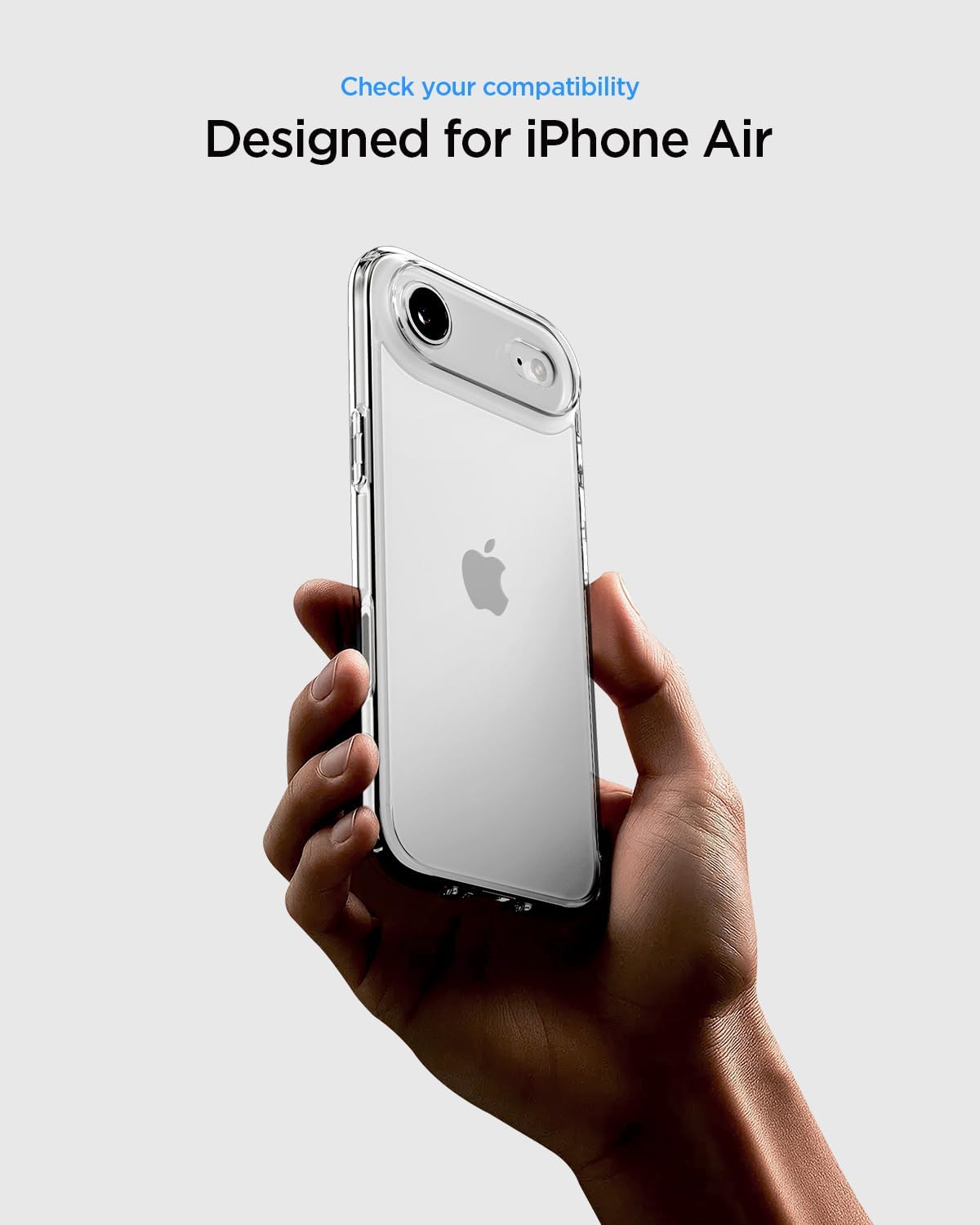 Spigen Ultra Hybrid Designed for iPhone Air Case [TPU Covered Camera Control] [Anti-Yellowing] - Crystal Clear