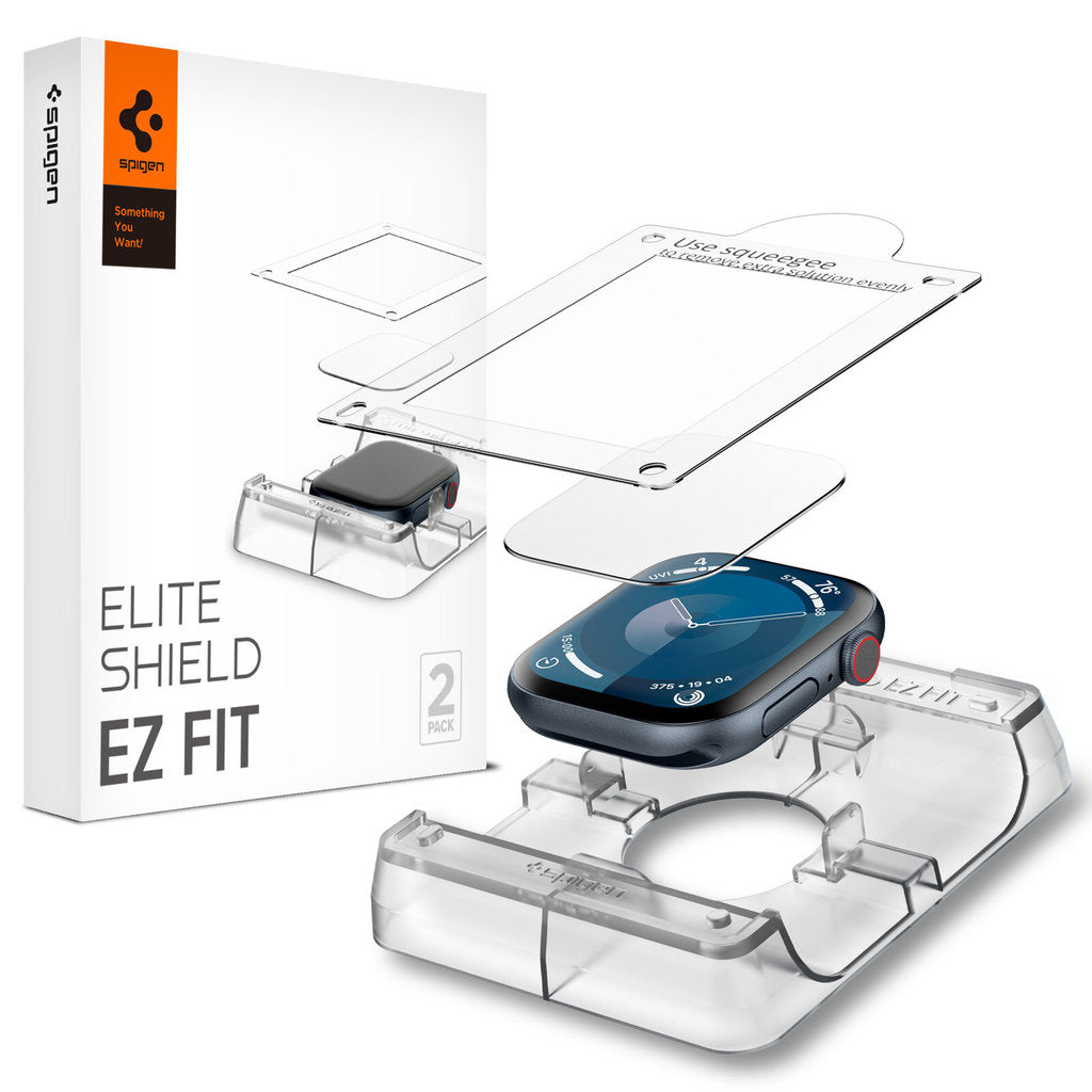 SPIGEN Eliteshield EZ Fit Screen Protector for Apple Watch 11 / 10 Series (46mm / 42mm) Flexible EPU film Transparency