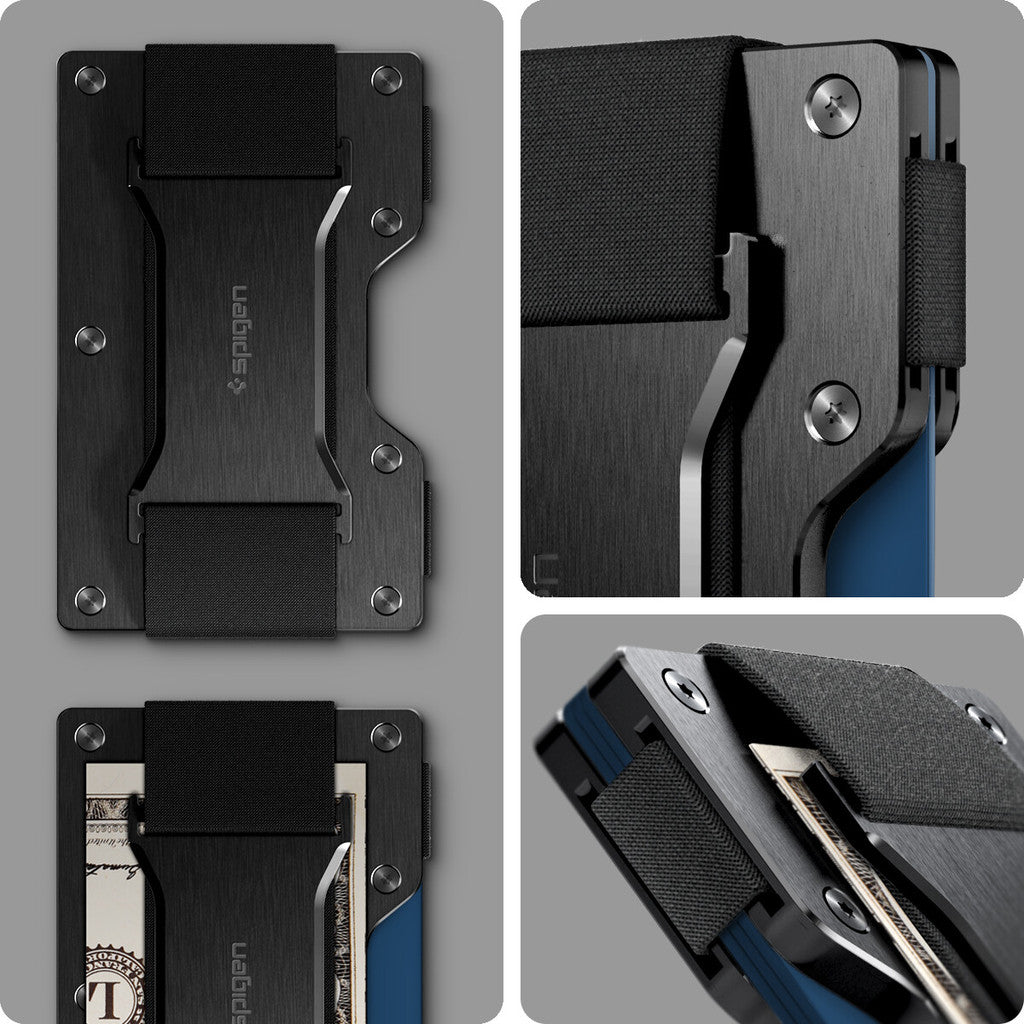 SPIGEN Card Holder [Wallet S] Built with Aluminum 12 Cards / Aluminum Card Holder / Money Holder / Cash Holder